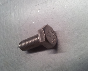 Hexagon head screw M6x16 DIN 933 SST